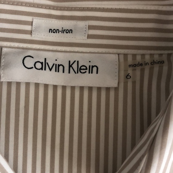 - Calvin Klein button down suit shirt size 6 - Picture 5 of 10